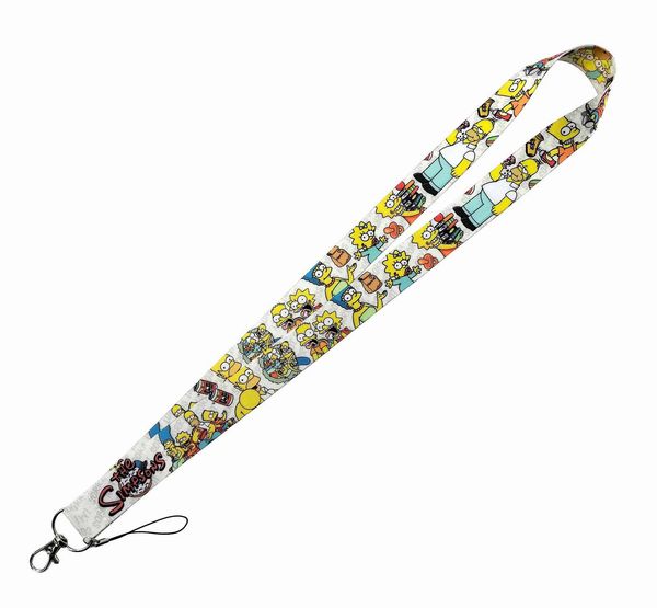 

movie jewelry cartoon lanyard keychain id credit card cover pass mobile phone charm straps badge holder key holder bags accessories gifts, Silver