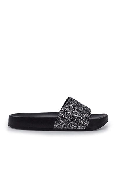 

slippers women's silver disco ss0628, Black