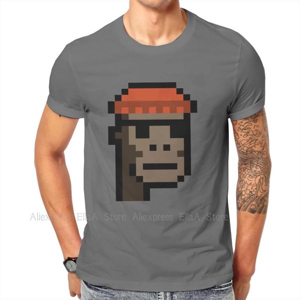 

men's t-shirts crypnk nft t shirt classic grunge summer loose cotton harajuku crewneck tshirt, White;black