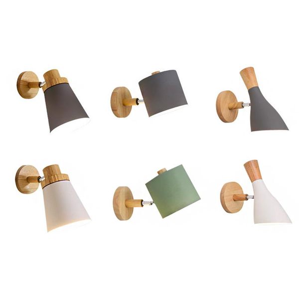 

nordic creativity e27 led wall lamp modern simplicity indoor bedroom living room bedside moon lighting sconces personality light