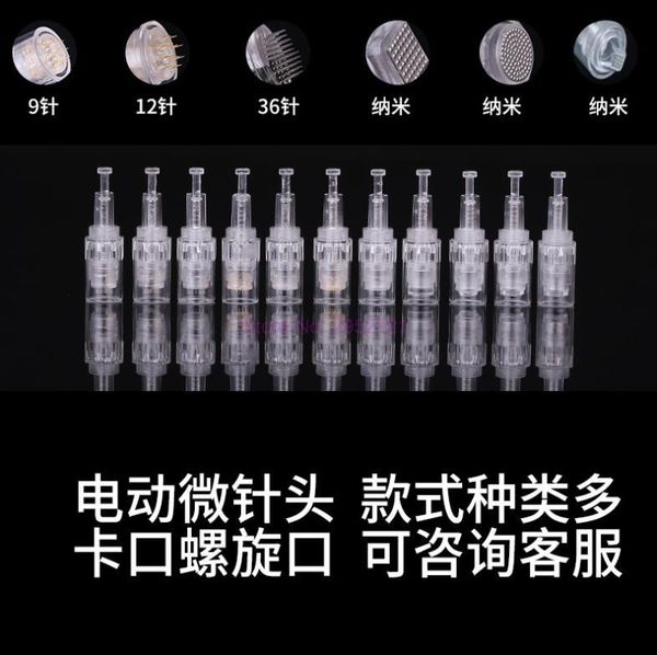 

tattoo needles 700pcs screw bayonet cartridge replacement for micro needle 9 pin/12 pin/36 pin nano