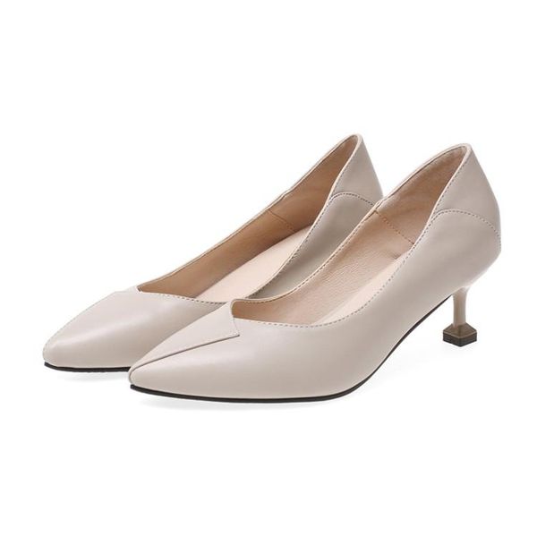 

dress shoes big size pointed thin heel ladies high heels women woman pumps, Black