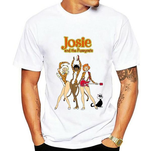 

men's t-shirts cartoon josie and the pussycats v1 tv series 1970 t-shirt all sizes s-3xl tee shirt, White;black