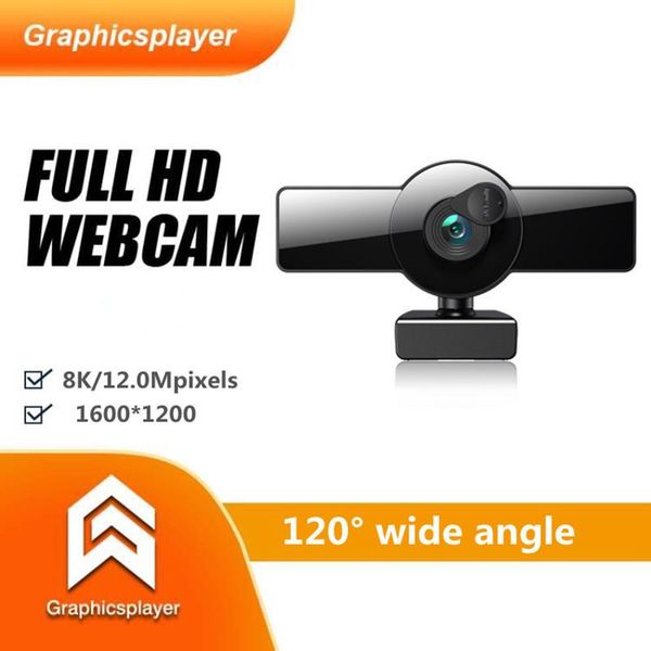 

webcams 8k 4k 2k hdwebcam usb autofocus 1080p computer camera hd wide 120 degrees live broadcast meeting af with cover