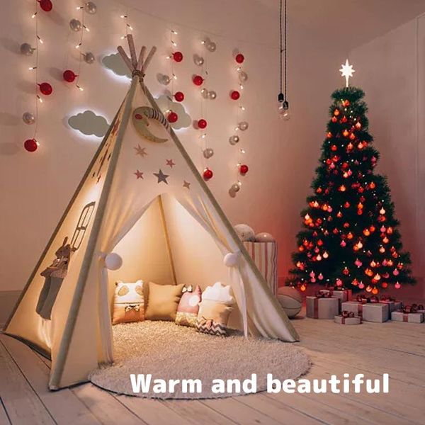 

tents and shelters portable children's tent foldable game teepee tipi infantil house for children kids play birthday christmas gift
