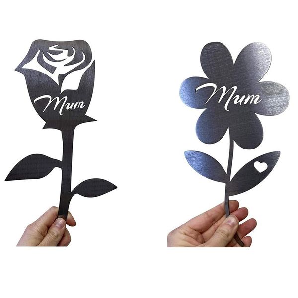 

novelty items mum metal iron flower, hand forged flower garden sculpture rose board art home decoration
