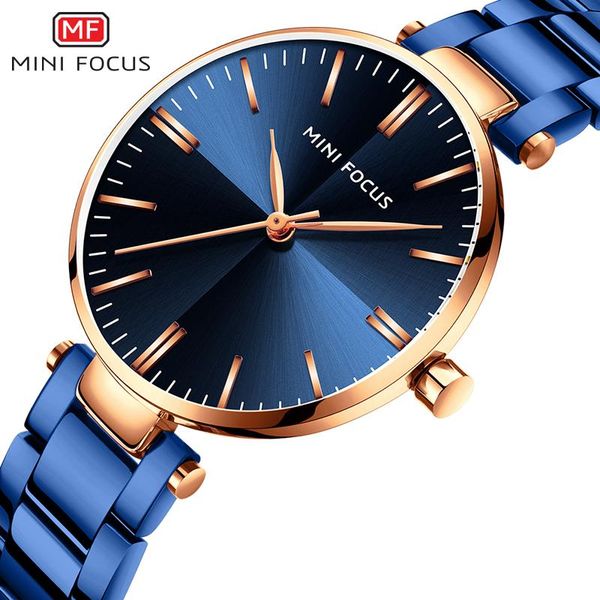 

wristwatches mini foucs simple fashion women watches luxury stainless steel strap quartz lady watch relogio feminino casual ladies wristwatc, Slivery;brown