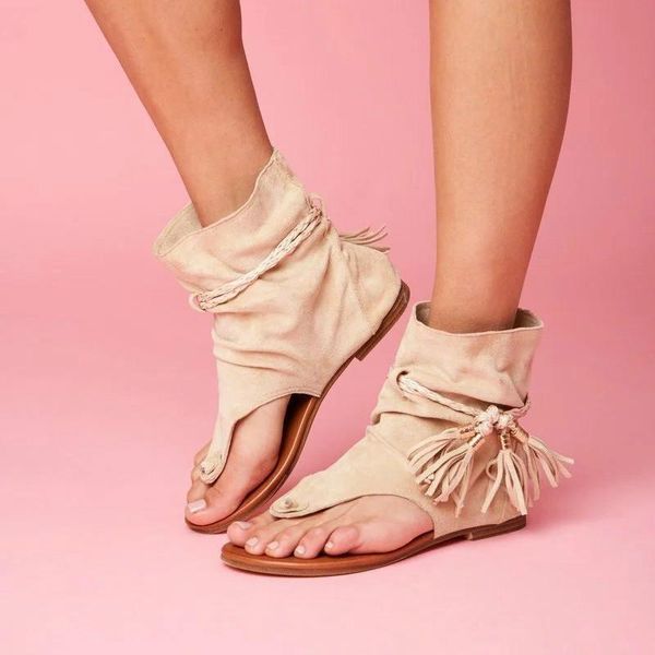 

women summer beach plus size flats sandals flat shoes woman gladiator vintage flip thong sandalias mujer sapato feminino, Black