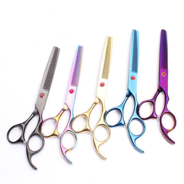 

hair scissors 6.5" 18cm jaoan customized logo professional pet cats dogs flur clipping shears hairdressing thinning c4007