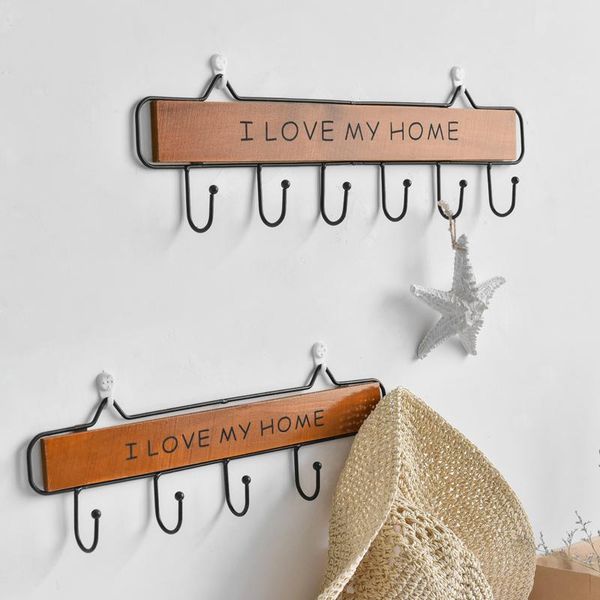 

hooks & rails multifunctional wall decor hook coat clothing rack key holders room organizer home decoration accessories shelves