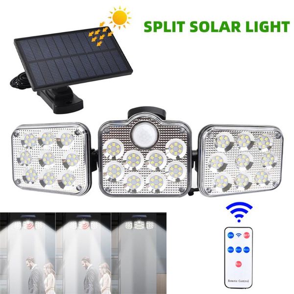 

solar lamps wakyme led light outdoor indoor panel lights motion sensor wall street lamp garden decoration sunlight