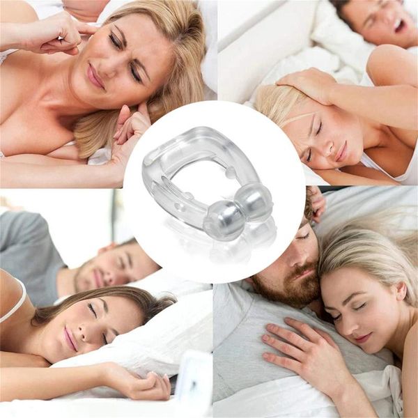 

party favor 1pc silicone nose clip magnetic anti snore ser snoring quiet device guard night get good mood