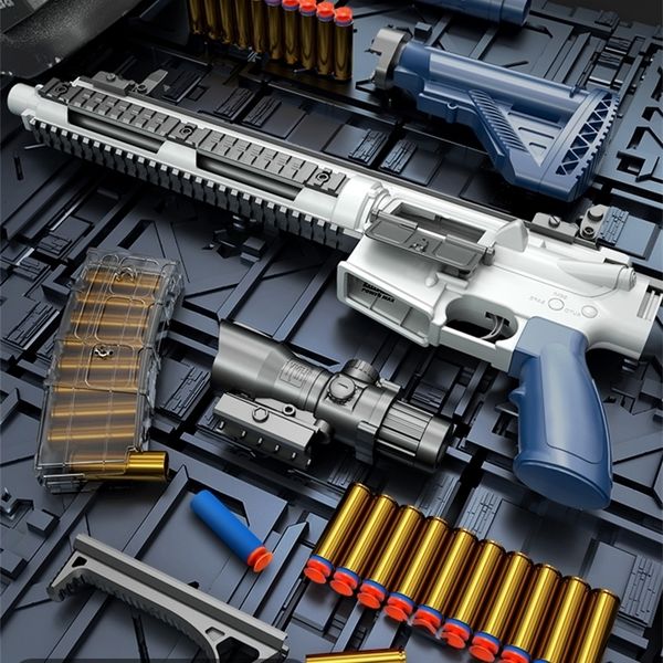 

23akm toy simulation m416 assault step egg shell throwing soft bullet gun qbz95 children's boy hk charge ak grab 47