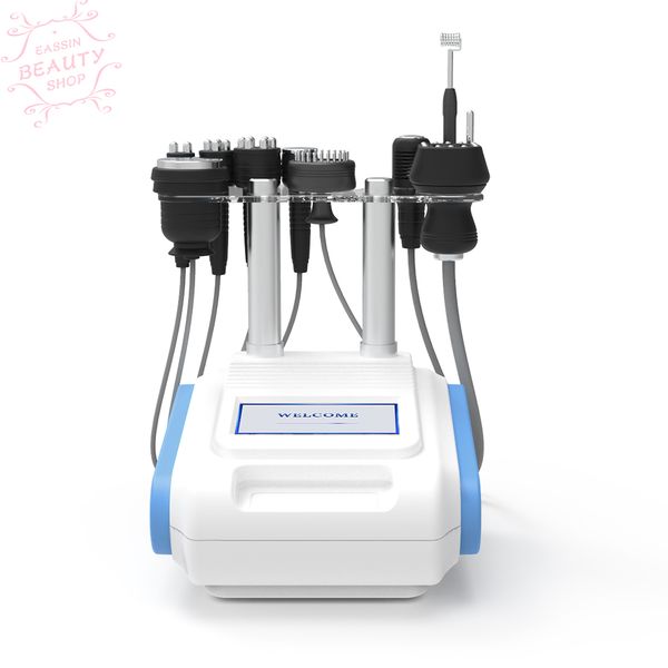 9in1 Máquina de emagrecimento de cavitação unoissetion RF Galvânica Facial Rolo Facial Massagem Microcurrent Photon Cuidados com a pele