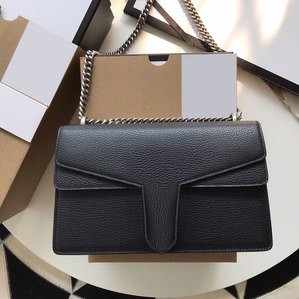 

the new series shoulder bag two tigers head buckle crystal rough chain atmosphere and romance 421970 genuine leather fashion atmosphere bags