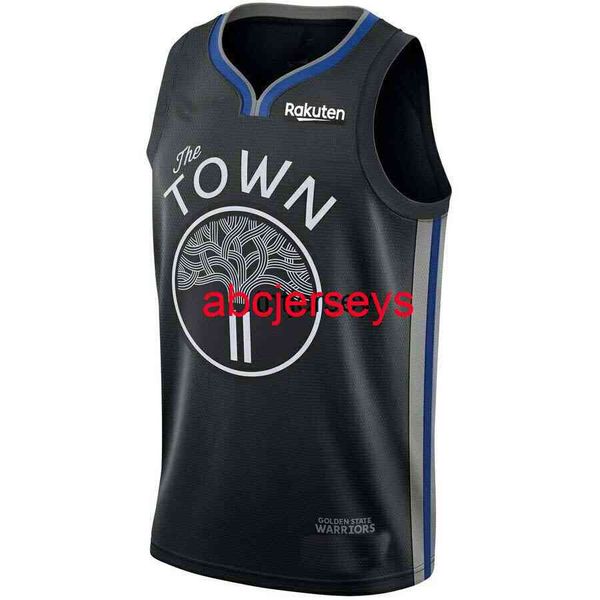 

custom thompson swingman jersey stitched mens women youth xs-6xl basketball jerseys, Black