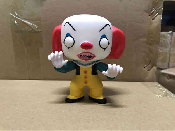 

83funko pop clown reincarnation hand-made doll model it ornament toy penny wise 55#