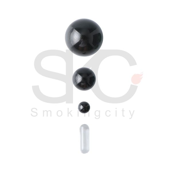 Super Qualität 20mm 14mm 6mm Rauchwerkzeug Glas Terp Slurper Set mit Quarz Pille Mix Farbe für Wasserbong