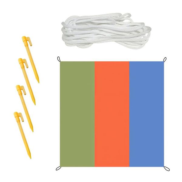 

shade assorted colors rectangle sun shelter waterproof multi-purpose sunblock cloth beach tent for garden