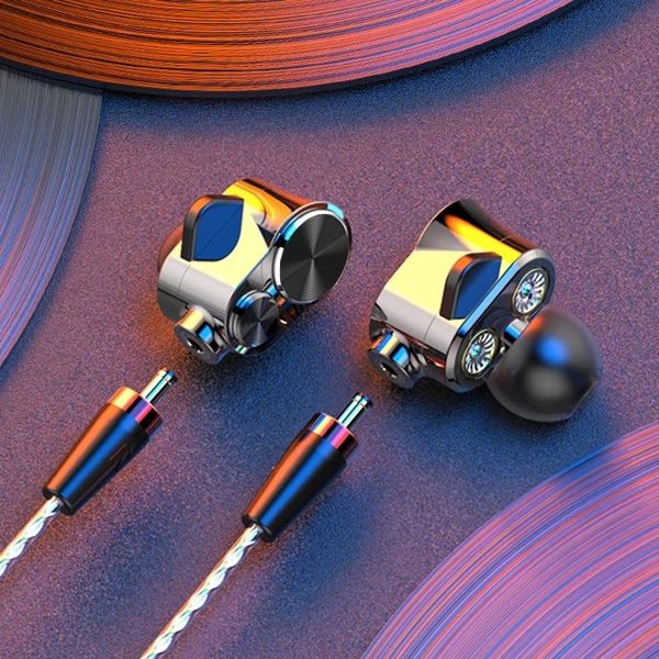

headphones & earphones 6-moving coil wired stereo smart noise reduction waterproof interchangeable