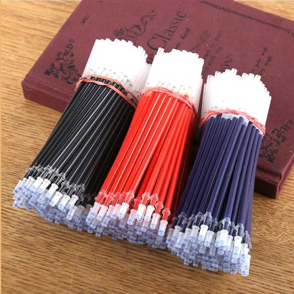 

gel pens 30pcs/set 0.5mm pen refill handles needle office signature rods red blue black ink writing supplies school stationery