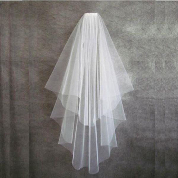

bridal veils elegant white simple fashion short comb wedding veil, Black