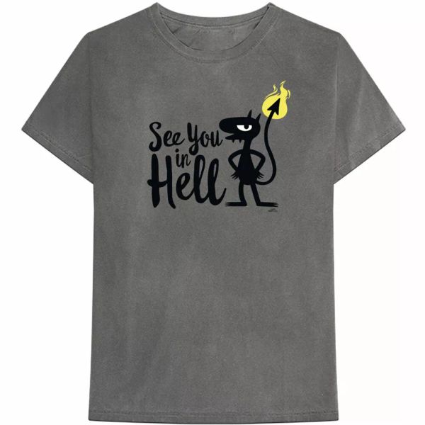 

dÃ©ment see you in heii licensed men t-shirt, White;black
