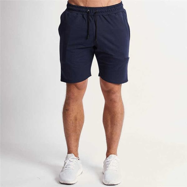 Verão Mens Slim Shorts Moda Casual Gyms Jogger Workout Praia Calças curtas Sportswear 210622