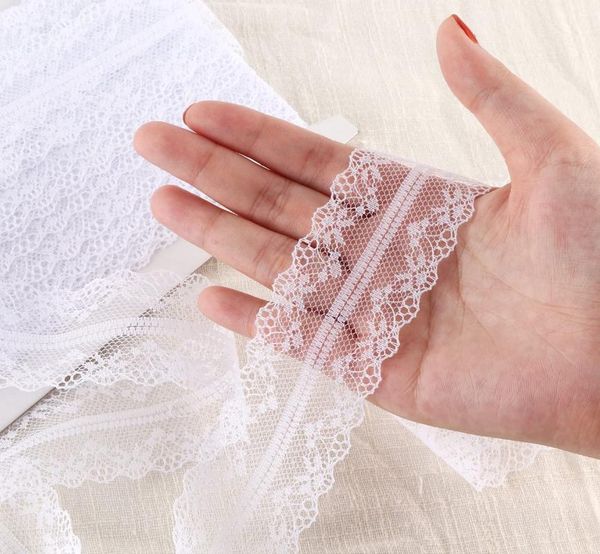 

party decoration 20m lace border vintage 4cm wide ribbon white beige wedding decorative crafts gift