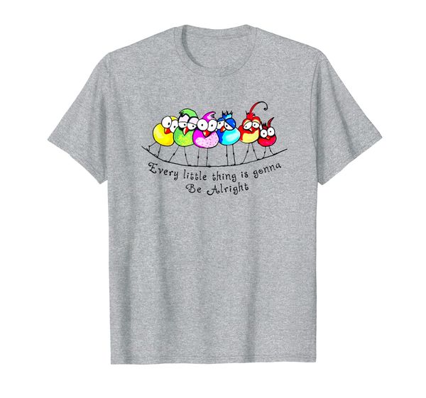 

every little thing is gonna be alright t-shirt t-shirt, White;black