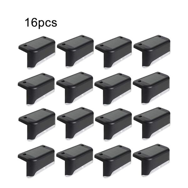 

solar lamps 1/4/8/16pcs lights step outdoor waterproof led stair fence lamp decoration for patio stairs garden yard