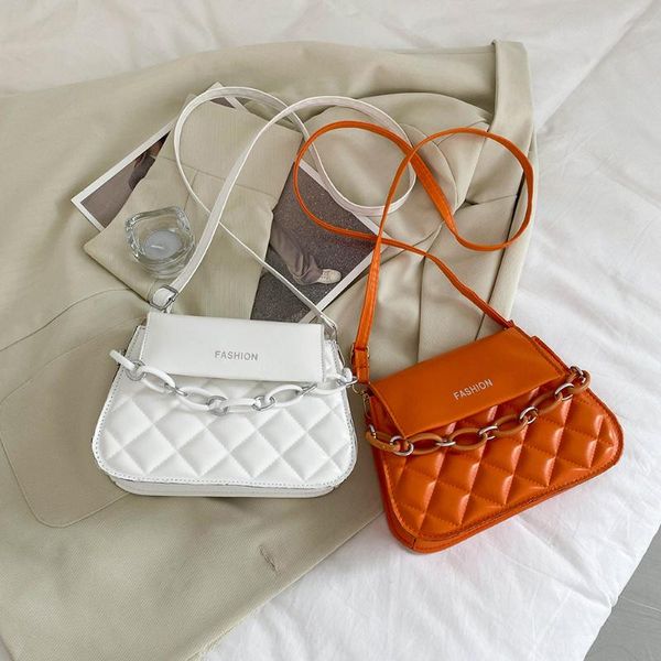 

evening bags vintage women lattice leather shoulder bag chic ladies daily chain handbag messenger purse for birthday gifts