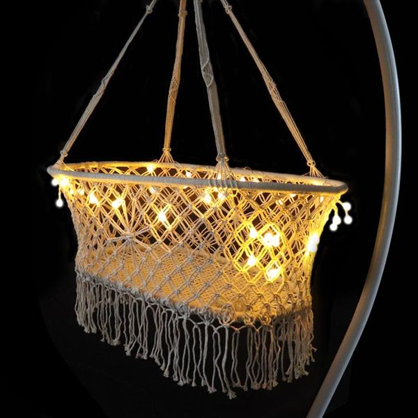 

chair swing rope hammock sleep-bed rocking outdoor cotton children camp furniture