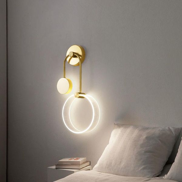 

nordic wall lamp bedroom bedside light livingroom diningroom type indoor home study room simple fashion modern