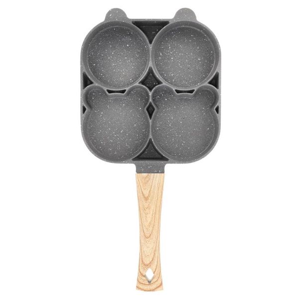 

pans 1pc 4 holes omelet pan non-stick fried egg pancake maker kitchen tool