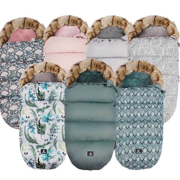 

baby sleeping bag baby stroller winter windproof thick bags for babies envelopes borns 211023