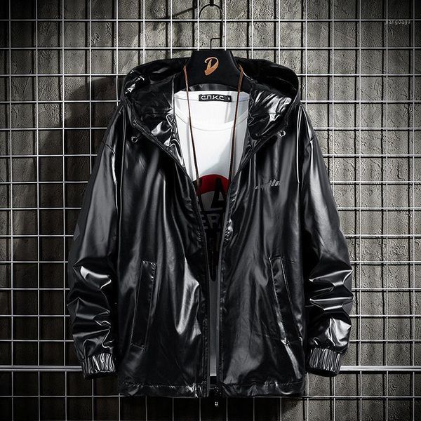 

men's jackets men jacket light leather fashion streetwear biker coat slim fit autumn winter fur lined high quality, Black;brown