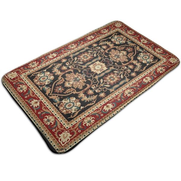 

carpets rustic classic floral carpet non-slip entrance door floor mat absorbent bath kitchen rug welcome mats