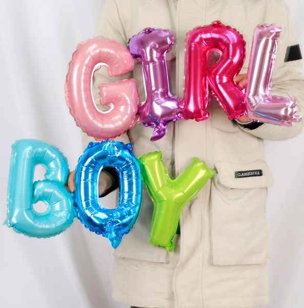 

party decoration 1pc link baby boy girl letter foil balloons shower birthday wedding connect alphabet air decorations