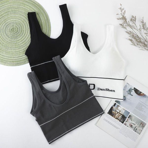

yoga outfit sports underwear female students summer thin beautiful back soft bra girls anti-sagging gathered breathable running fitness vest