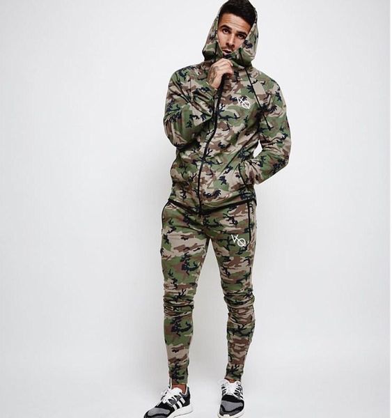 

gym clothing spring men sportswear tracksuit hooded jacket sweatshirt sport pant running jogger training casual workout outfti set suit, White;black
