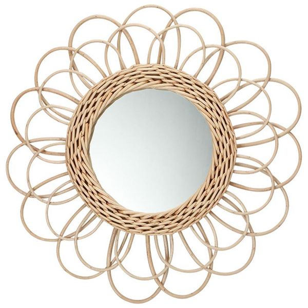 

mirrors rattan dressing mirror innovative art deco round living room wall hanging kitchen bathroom