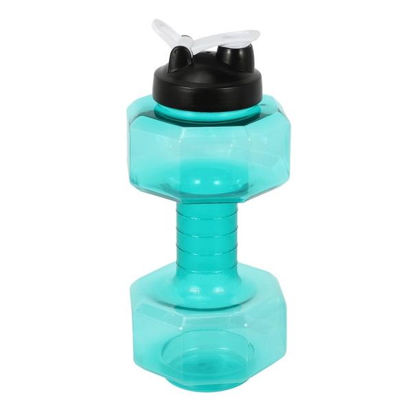 

dumbbell kettle 2.6l large capacity fitness cup gym sport supplies water bottle outdoor