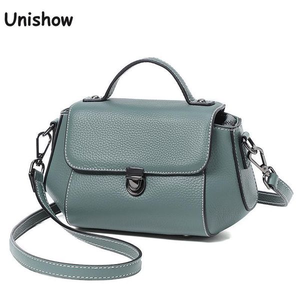 

shoulder bags genuine leather women cute lock small female crossbody bag summer cowhide lady handbag designer tote purse