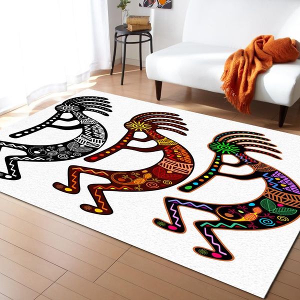 

carpets cartoon portrait totem ancient for bed room modern home large area rug living bay window mat