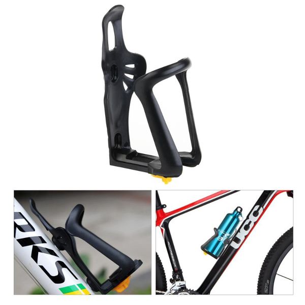 

water bottles & cages universal adjustable bike bottle cage holder (black)