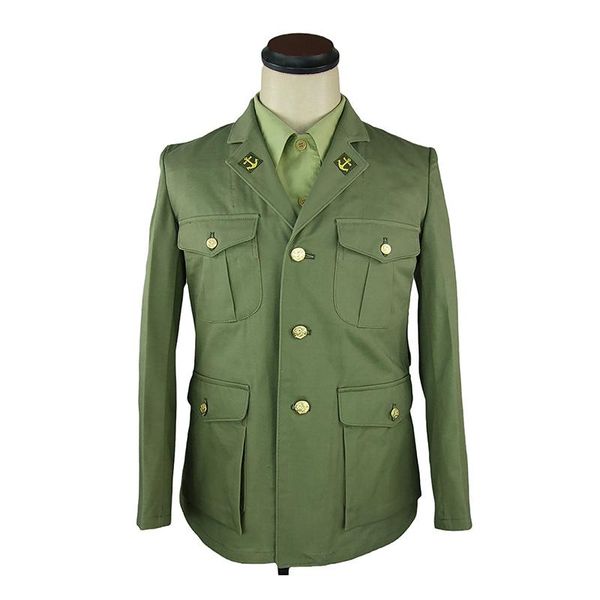 

men's tracksuits wwii japanese navy marine ijm landing force tunic jacket, Gray