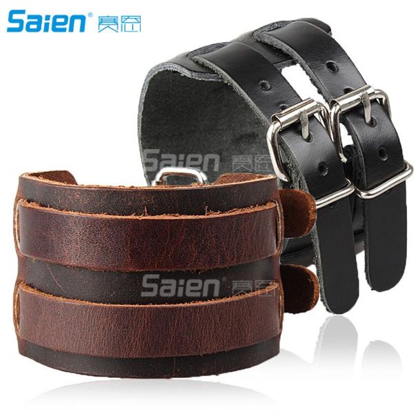 

wrist support brown wrap bracelets for men and women, multi-strand wood beads leather wristbands, Black;red