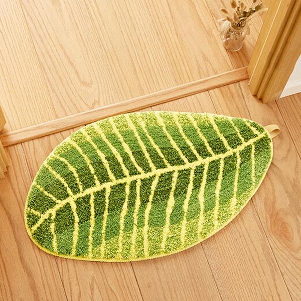 

bath mats leaf shape bedroom floor living room carpet rugs