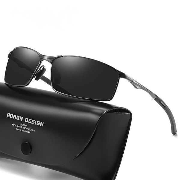 

sunglasses polarized mens/women driving mirror sun glasses metal frame goggles uv400 anti-glare wholesale, White;black